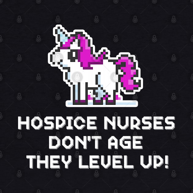 Hospice Nurse - 8-bit - Pixel - Unicorn Design by best-vibes-only